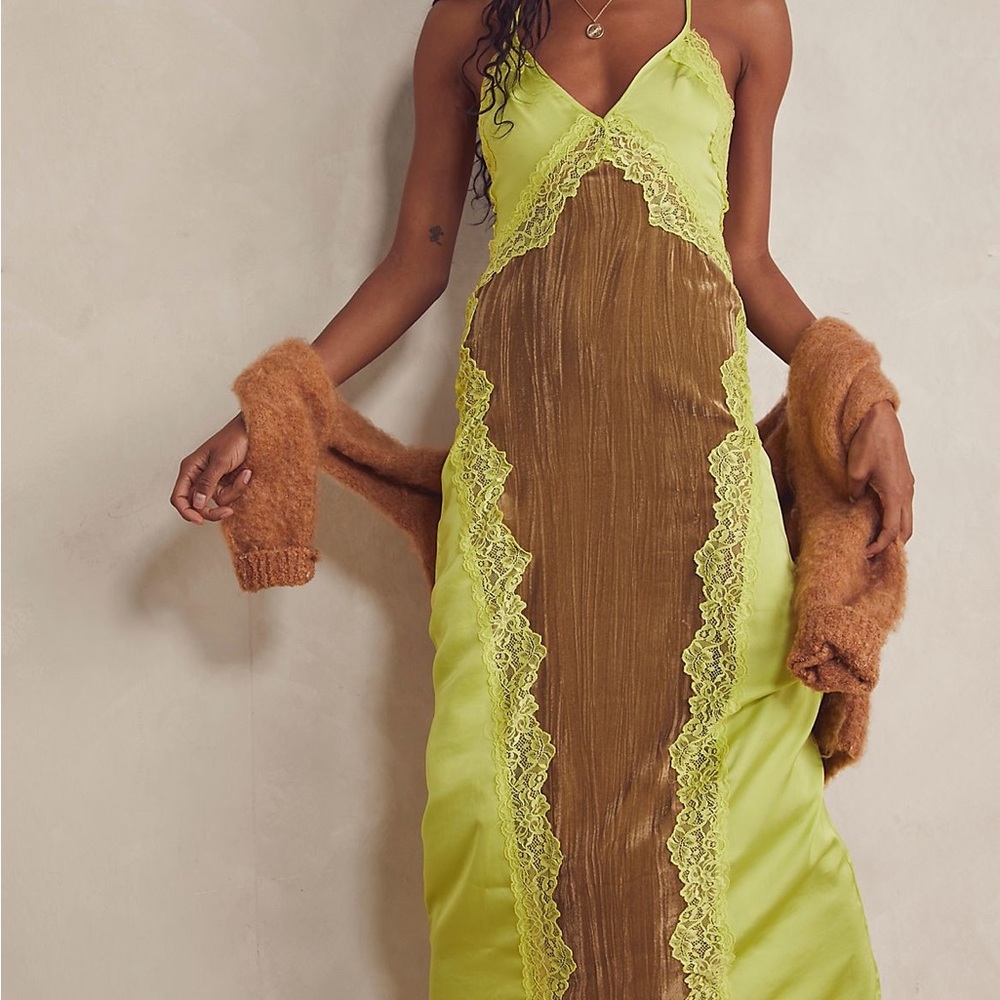 Free People Intimately Let's Get Away Maxi Slip Dress Size XS
